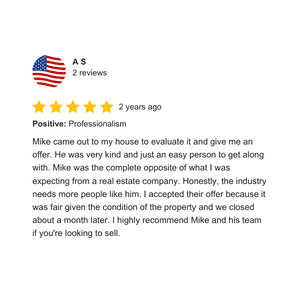 Google Review for Long Island Home Buyer